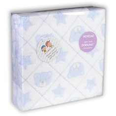 Плед детский с рисунком голубые мишки 100*80 см Gamberritos Gamberritos