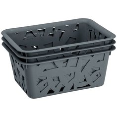 КОРЗИНЫ УНИВЕРС. НАБОР 3 ШТ. (РАЗМ. XS) (1/24) "БЫТПЛАСТ" Econova