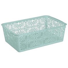 КОРЗИНА УНИВЕРС. "FLORAL" 250*150*75 ММ (1/9) "БЫТПЛАСТ" Econova