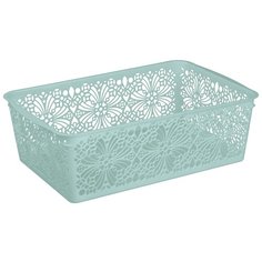 КОРЗИНА УНИВЕРС. "FLORAL" 380*250*125 ММ (1/18) "БЫТПЛАСТ" Econova