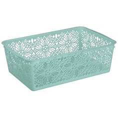 КОРЗИНА УНИВЕРС. "FLORAL" 300*195*95 ММ (1/18) "БЫТПЛАСТ" Econova