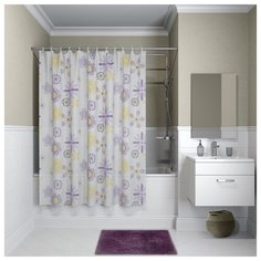 Штора для ванной комнаты, 180*180см, PEVA, P03PV11i11, IDDIS