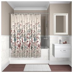 Штора для ванной комнаты, 180*180см, полиэстер, D03P118i11, IDDIS