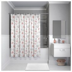Штора для ванной комнаты, 180*180см, полиэстер, P16P118i11, IDDIS