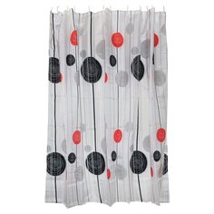 ШТОРА ДЛЯ ВАННОЙ 180*180 СМ (ПОЛИЭСТЕР) (1/36) "РЫЖИЙ КОТ" SC-PE-32