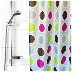 1803-1 Штора для ванной комнаты 180х180см полиэстер Вилина