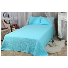 Покрывало Valtery PS 220 x 240 см, светлая бирюза
