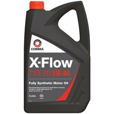 Синтетическое моторное масло Comma X-Flow Type PD 5W-40, 5 л