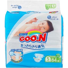 Goo.N подгузники S (4-8 кг), 84 шт. Goon