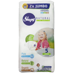 Sleepy подгузники Natural Ultra Sensitive 5 (11-18 кг), 48 шт.