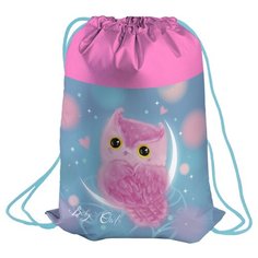 Berlingo Мешок для обуви Plush Owl (MS09240) розовый/голубой