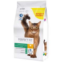 Сухой корм для стерилизованных кошек Perfect Fit с курицей 2.5 кг