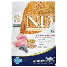 Сухой корм для кошек Farmina N&D, с ягненком, с черникой 300 г