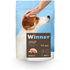 Сухой корм для собак Winner курица 800 г (для мелких пород)