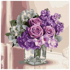 Картина по номерам "В сиреневых тонах", 30x30 см Molly