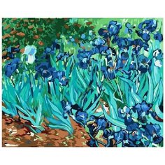 Картина по номерам Paintboy "Ирисы 2" Ван Гога, 40x50 см