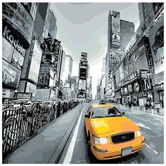 Картина по номерам Живопись по Номерам "Такси", 40x40 см