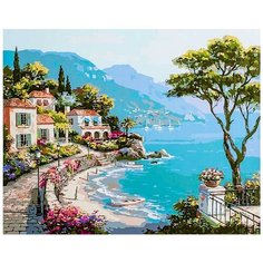 Картина по номерам Paintboy "Лазурный берег", 30x40 см