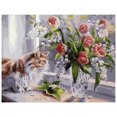 Картина по номерам Paintboy "А за окном весна", 40x50 см