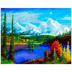 Картина по номерам Paintboy "Горный пейзаж 4", 40x50 см