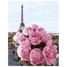 Картина по номерам Paintboy "Пионовые мечты", 30x40 см