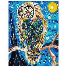 Картина по номерам RADUGA "Абстрактная сова", 40x50 см VA-0168