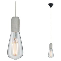 50388 Подвесной светильник Neordic Jano max. 1x20 Вт E27 Серый Черный Бетон Без лампы Paulmann