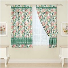 Фотошторы для кухни 13423, 145*160 см, 2 шт. Сирень