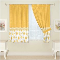 Фотошторы для кухни 18038, 145*160 см, 2 шт. Сирень