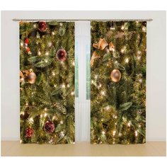 Фотошторы 18566, 145*260 см, 2 шт. Сирень