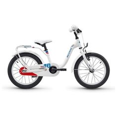 Велосипед Scool Nixe 16 steel (2018), white/blue/red 4008 S`Cool