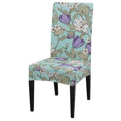 Чехол на стул 18113, универсальный, 40 см. Сирень