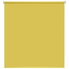 Рулонные шторы 120 см х 160 см Солнечно-желтый Плайн DECOFEST