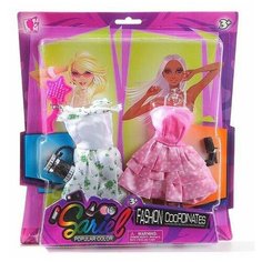 Набор одежды и аксессуаров для куклы 29 см Стиль "Розовый гламур" Junfa Toys