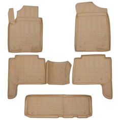 Коврики в салон INFINITI QX56 2004->, 5 шт. (полиуретан, бежевые) Element