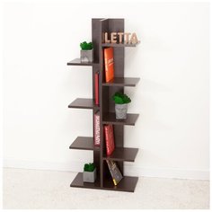 Стеллаж этажерка полка шкаф Лайт Венге 450х1150х240 Letta