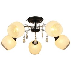 Люстра IMEX MD.0658-5-S CH+BK, E27, 300 Вт