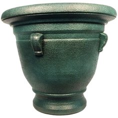 Горшок кашпо для цветов Campana, диаметр 48 см, 50 литр, поддон, дренаж. Ар. Е701-7 Малахит, ТЕК.А.ТЕК