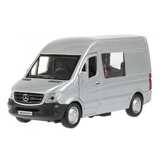 Фургон ТЕХНОПАРК Mercedes-Benz Sprinter (SPRINTERVAN-14), 14 см, серебристый