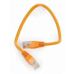 Патч-корд UTP Cablexpert PP12-0.25M/O кат.5e, 0.25м, литой, многожильный (оранжевый)