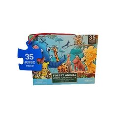 Пазл напольный детский 35 деталей, Лесное Животное, Forest Animal, 60х44 см S+S Toys