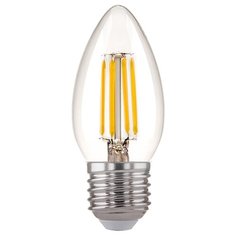 Филаментная светодиодная лампа "Свеча" C35 9W 3300K E27 Elektrostandard Свеча BLE2733 9W 3300K E27 (C35 прозрачный)