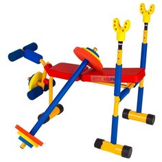 Детский тренажер скамья для жима со штангой Moove&Fun SH-06