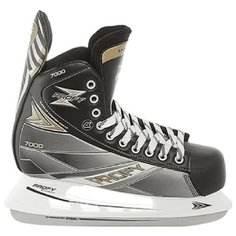 Хоккейные коньки PROFY Z 7000 черные, 36 размер СК Спортивная Коллекция