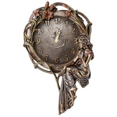 WS-941 Панно-часы Девушка и лилии Veronese