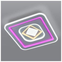 Потолочный светодиодный светильник с цветной подсветкой Eurosvet 90215/1 белый