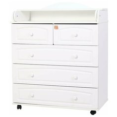 Комод "Ричард" 5 ящ. (арт.65) МДФ 800/5 (венге+сл.кость) Топотушки