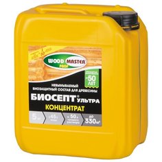 БИОСЕПТ-УЛЬТРА (КОНЦЕНТРАТ) АНТИСЕПТИЧЕСКИЙ СОСТАВ "WOODMASTER - PROF" 5 Л (1) "РОГНЕДА"