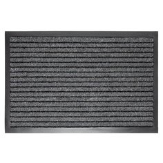 Коврик придверный Велий Комета серый 40*60/влаговпитывающий коврик/ковер в дом/в прихожую/коврик в коридор/ на ПВХ/резиновый/ не скользящий