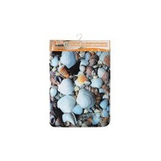 КОВРИК ДЛЯ ВАННОЙ "РАКУШКА" 50*80 СМ (МИКРОФИБРА) (1/18) "РЫЖИЙ КОТ"